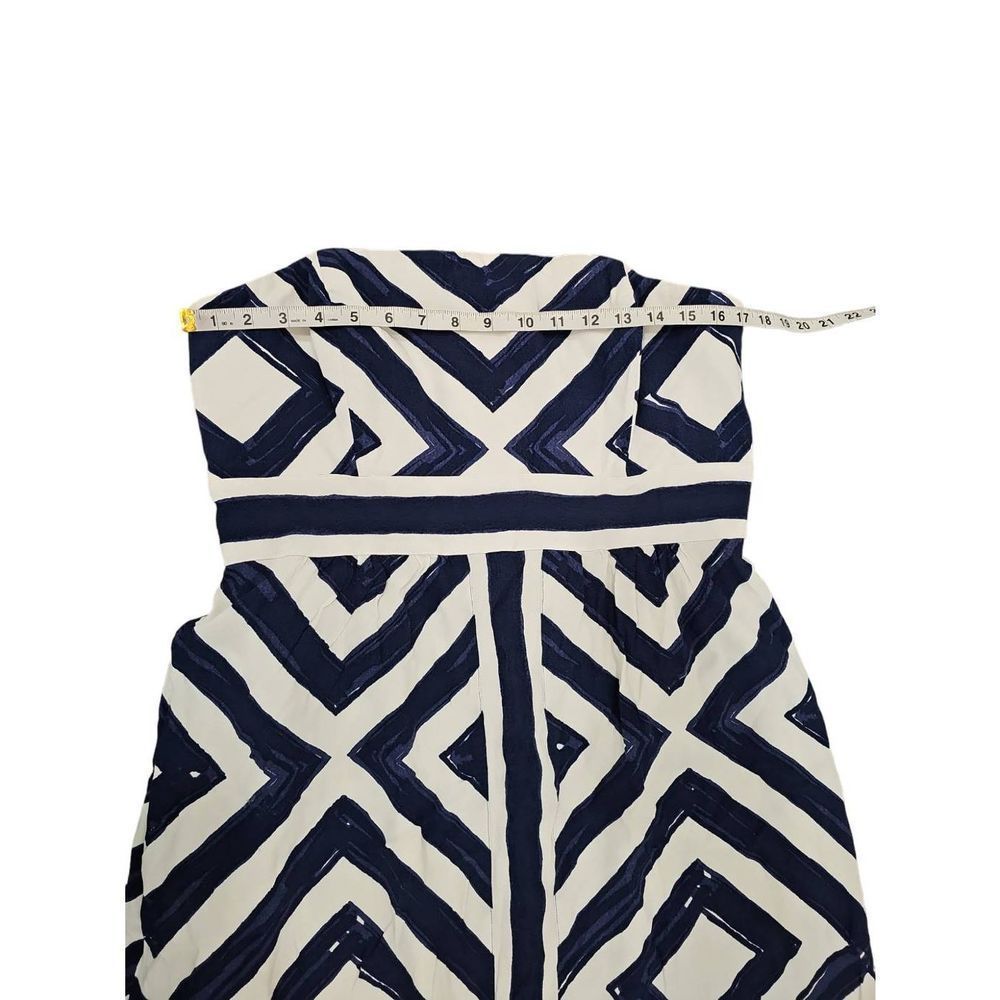 Vineyard Vines Strapless Maxi Dress Resort Cruise Diamond print Cocktail - Picture 7 of 11